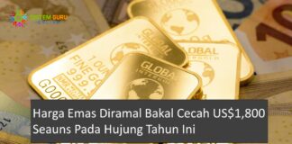 Harga Emas Positive Diramal Bakal Cecah US$1,800 Seauns Pada Hujung Tahun Ini