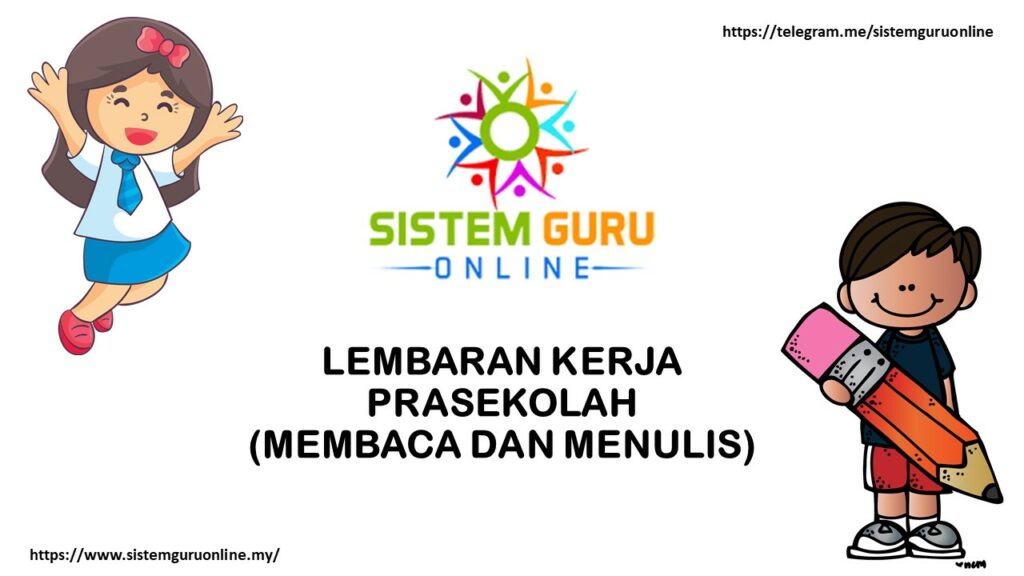 LEMBARAN KERJA PRASEKOLAH (MEMBACA DAN MENULIS) 1 bca n tls