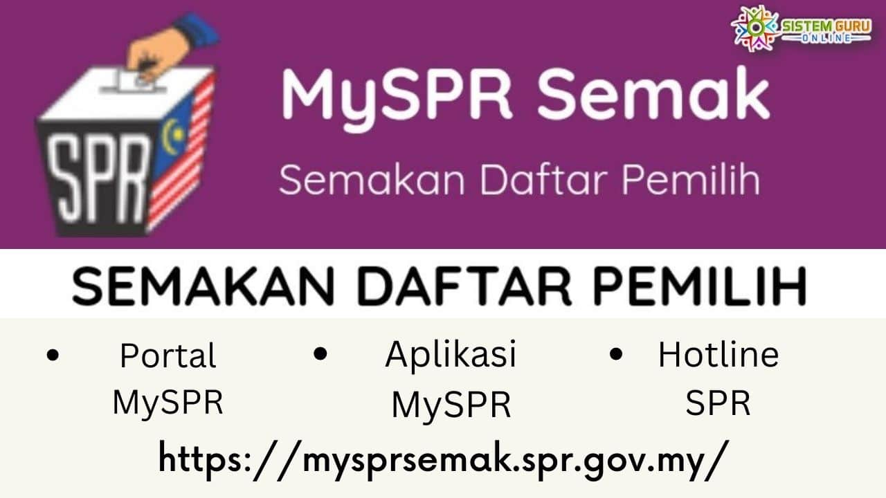 www.spr.gov.my semakan daftar pemilih