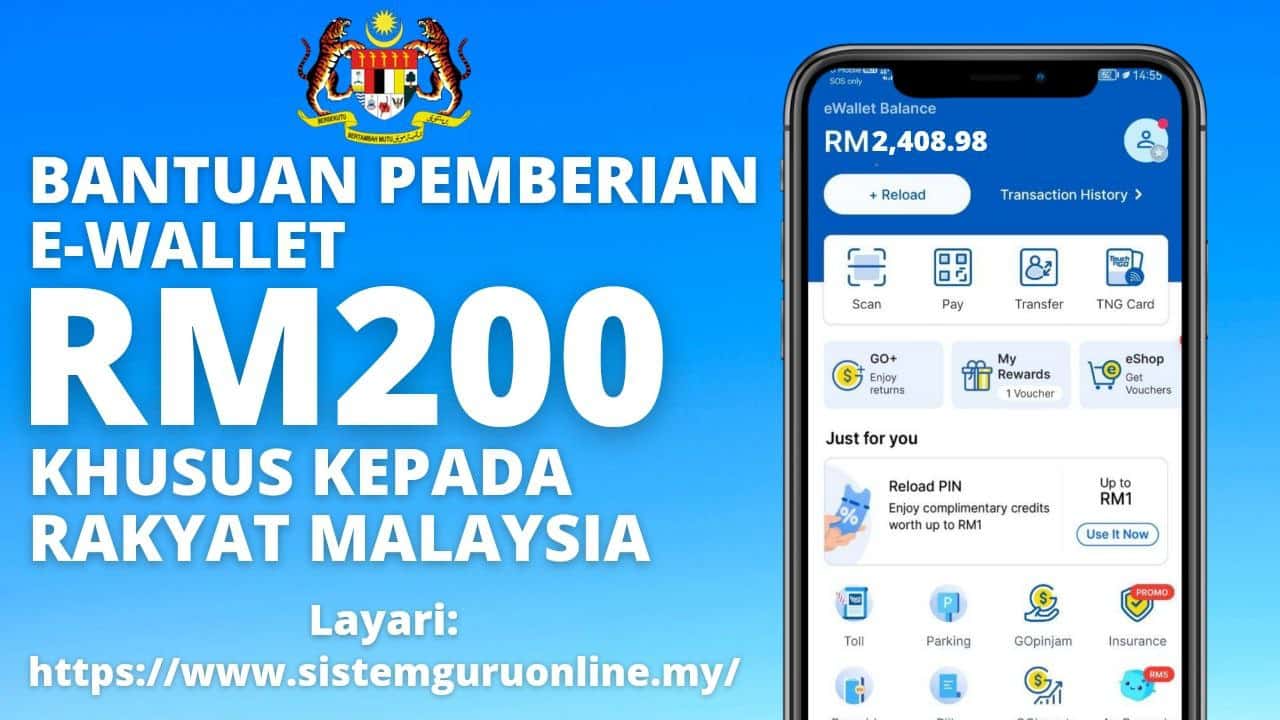 Bantuan Pemberian E-Wallet RM200