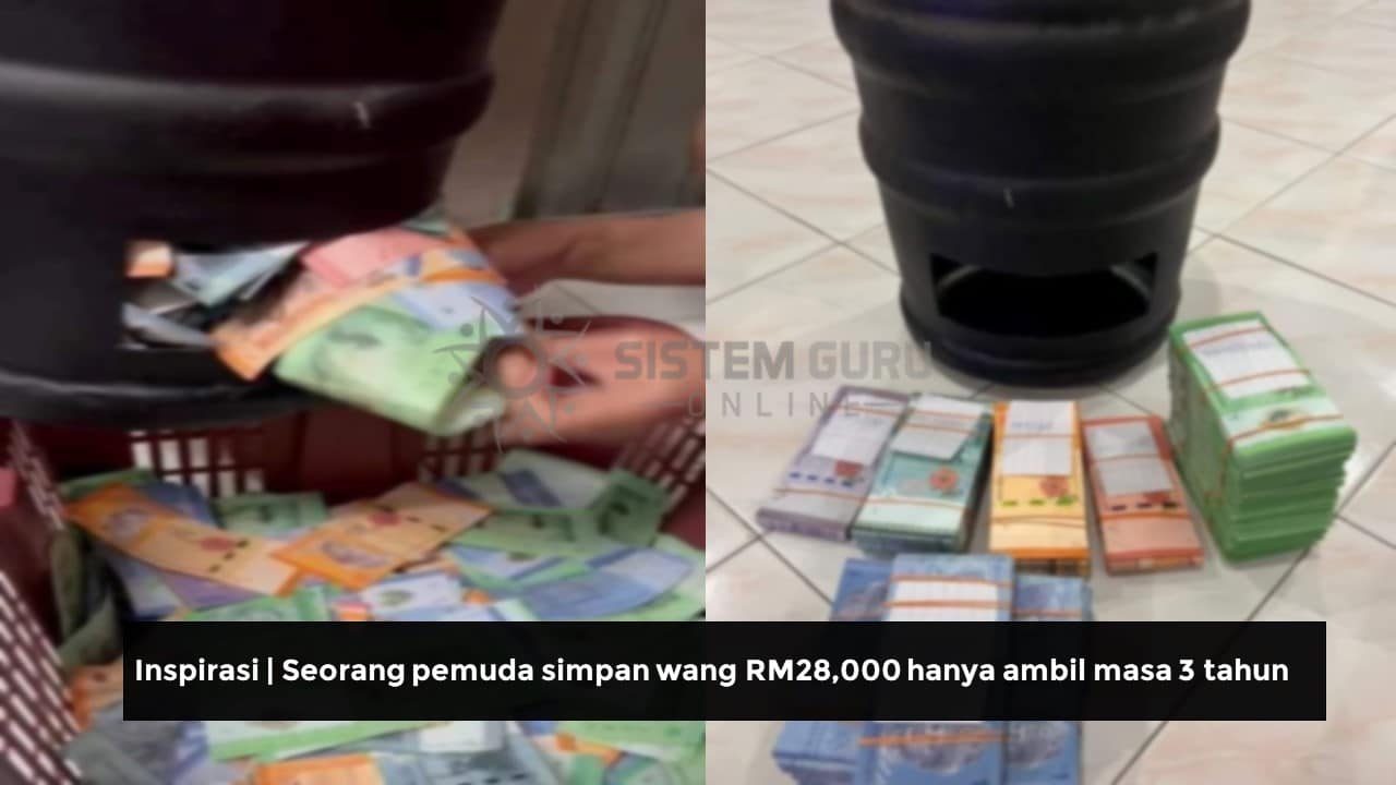 Positive | Seorang pemuda simpan wang RM28,000 hanya ambil masa 3 tahun 1 simpan wang