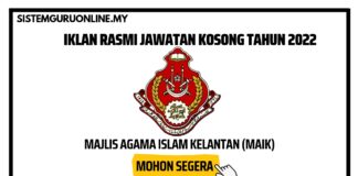 Official Jawatan Kosong MAIK di Majlis Agama Islam Kelantan Tahun 2022 | Effective Sehingga 10 Disember 2022 Jawatan Kosong Di Majlis Agama Islam Kelantan (MAIK) Tahun 2022