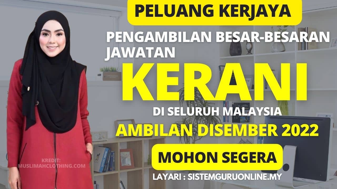Jawatan Kerani Seluruh Malaysia