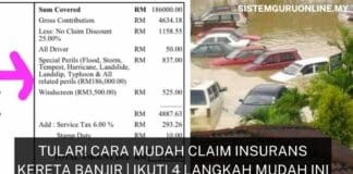 Tular Cara Mudah Claim Insurans Kereta Banjir Ikuti 4 Langkah Mudah Ini Surat pekeliling akauntan negara