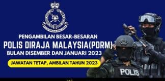 PENGAMBILAN JAWATAN KOSONG POLIS BESAR-BESARAN 2023 PENGAMBILAN JAWATAN KOSONG POLIS BESAR-BESARAN 2023
