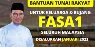 Bantuan Tunai Rakyat Fasa 1 Untuk Keluarga & Bujang Seluruh Malaysia | Mohon Maklum