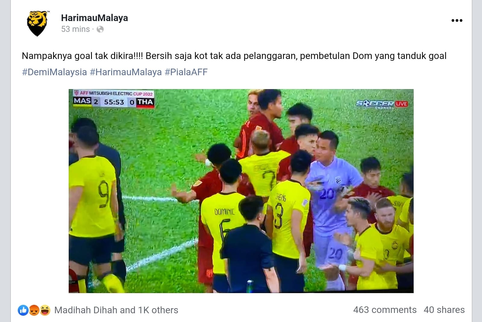 Referee Malaysia Vs Thailand Batalkan Gol 2 IMG 20230107 224149