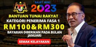 Kategori Penerima Bantuan Tunai Rakyat Fasa 1 Kategori Penerima Bantuan Tunai Rakyat Fasa 1