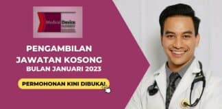 Jawatan Kosong di Pihak Berkuasa Peranti Perubatan (MDA) Kementerian Kesihatan Malaysia Effective Januari 2023 Jawatan Kosong Di Pihak Berkuasa Peranti Perubatan (MDA) Kementerian Kesihatan Malaysia Tahun 2023