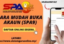 Cara-Cara Mudah Buka Akaun SPA9
