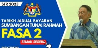Official Tarikh Bayaran Sumbangan Tunai Rahmah (STR) Fasa 2 Tarikh Bayaran Sumbangan Tunai Rahmah (STR) Fasa 2