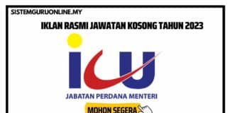 Jawatan kosong di jabatan Perdana menteri