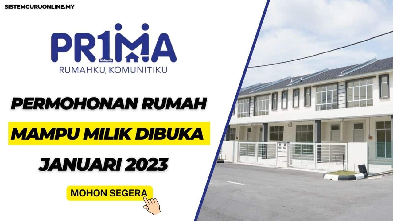 Permohonan Rumah PR1MA Tahun 2023