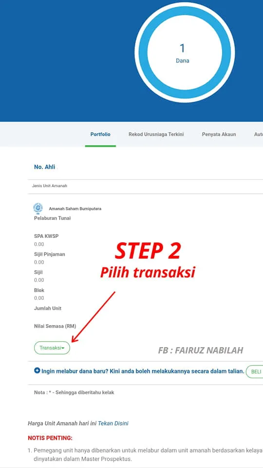 Cara Keluarkan Duit ASB Tanpa Perlu Ke Bank 2023 3 pengeluaran asb online 2