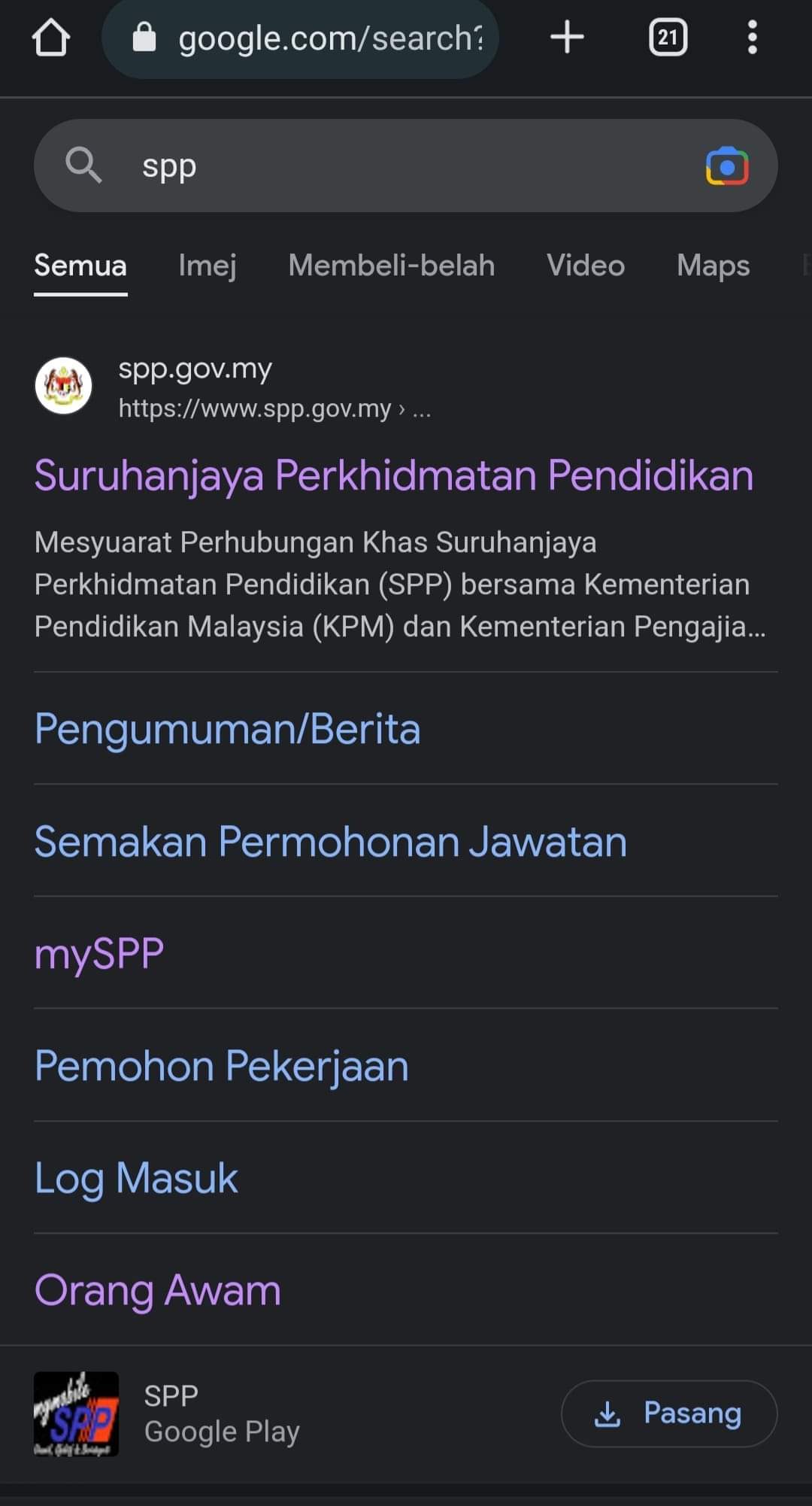 Cara Mohon Guru SPP Pegawai Perkhidmatan Pendidikan Dg41 Wow Official 3 FB IMG 1676215234938
