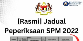 RASMI | Jadual peperiksaan SPM 2022 Sijil Pelajaran Malaysia