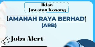Peluang Kerjaya ARB Amanah Raya Berhad Februari 2023