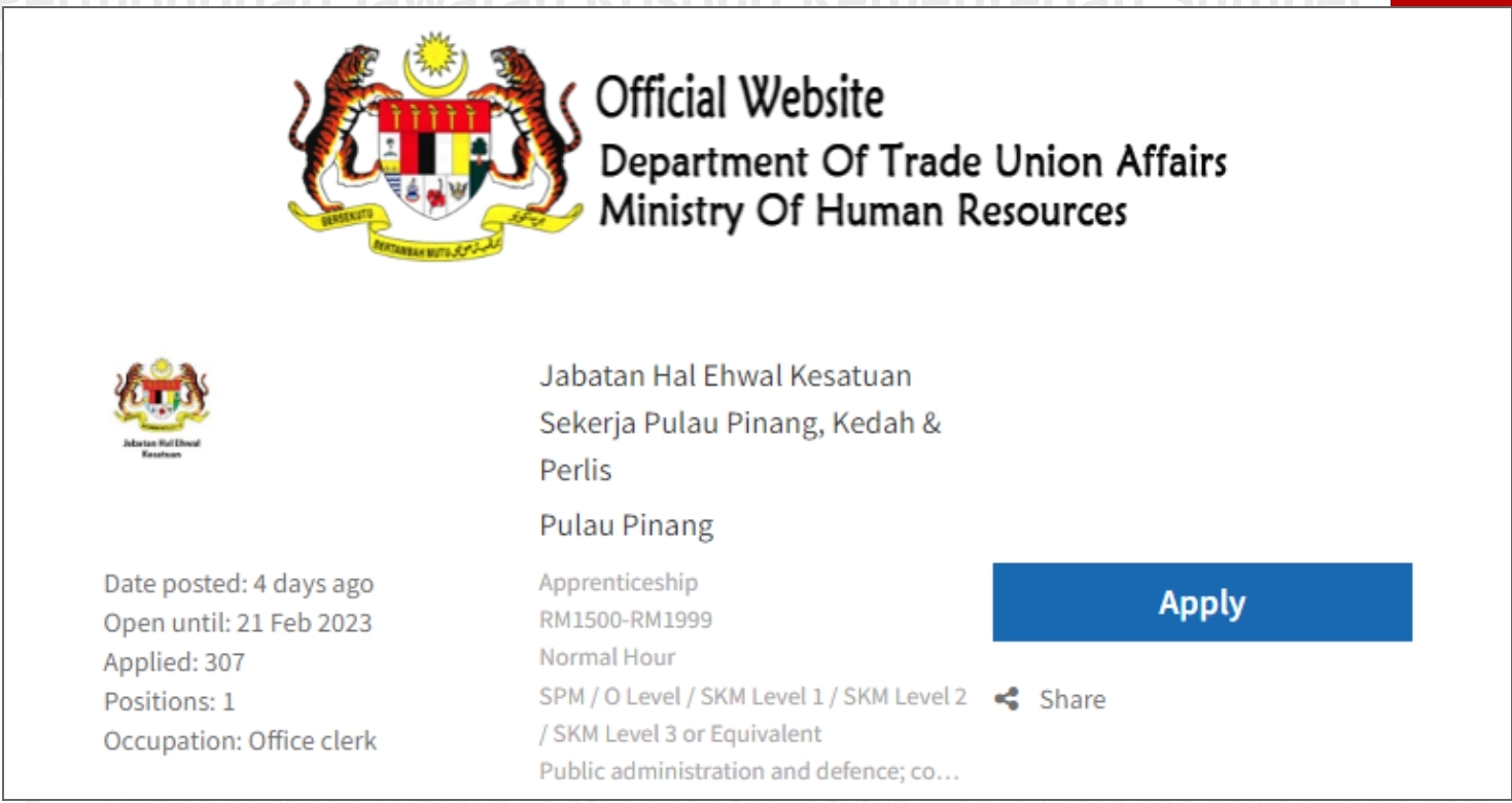 Jawatan Kosong Kementerian Sumber Manusia (KSM) Tahun 2023 3 Screenshot 2023 02 18 23 33 49 262 edit com.android.chrome