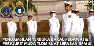 Pengambilan Terbuka TLDM Bakal Pegawai & Perajurit Muda Buat Lepasan SPM & Graduan Effective Februari 2023 Pengambilan Terbuka Bakal Pegawai & Perajurit Muda TLDM Buat Lepasan SPM & Graduan