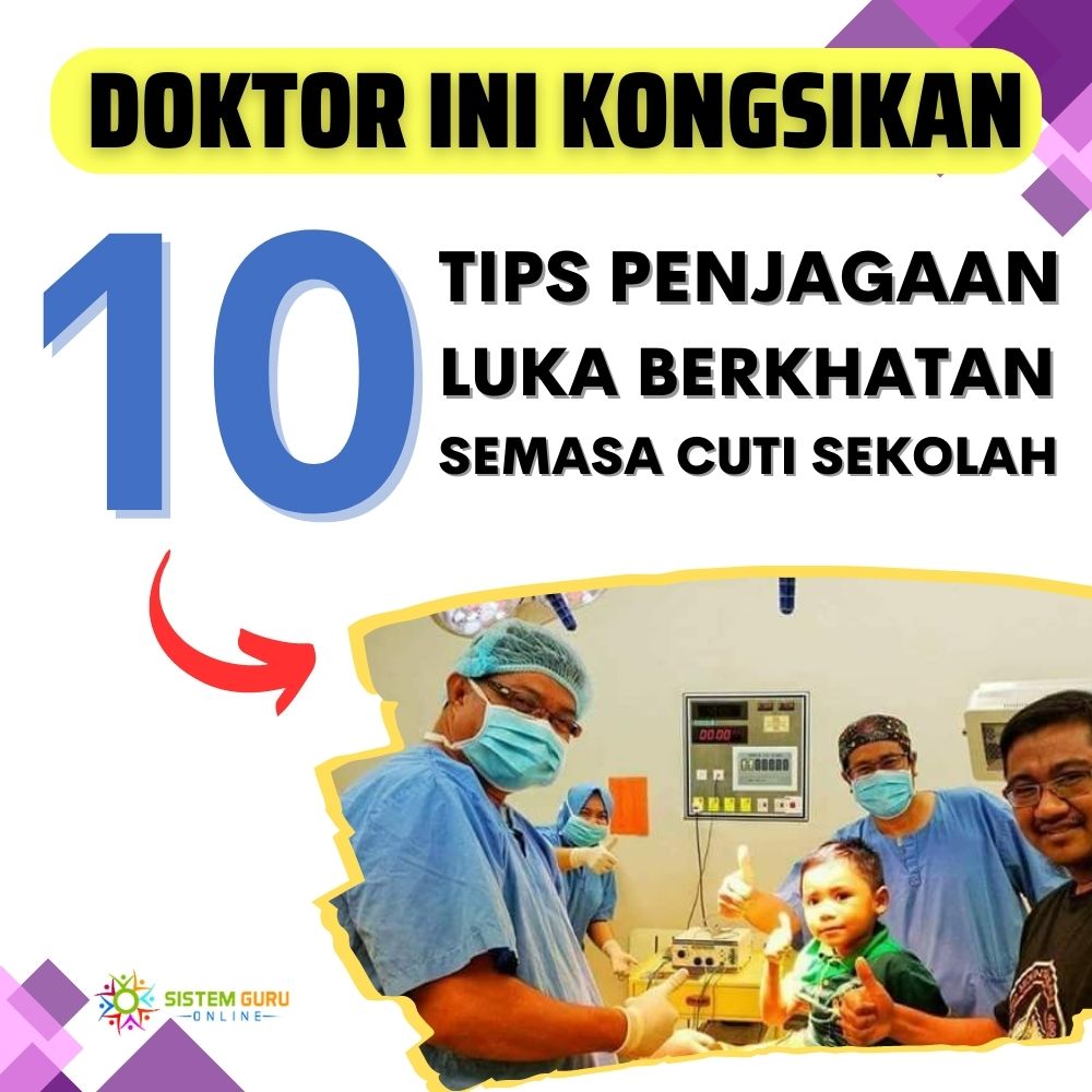 Tips Berkhatan Cuti Sekolah