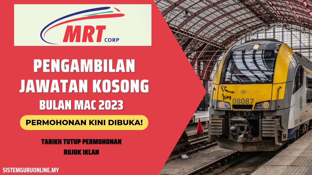 Jawatan Kosong MRT CORP Bagi 2023 | Amazing