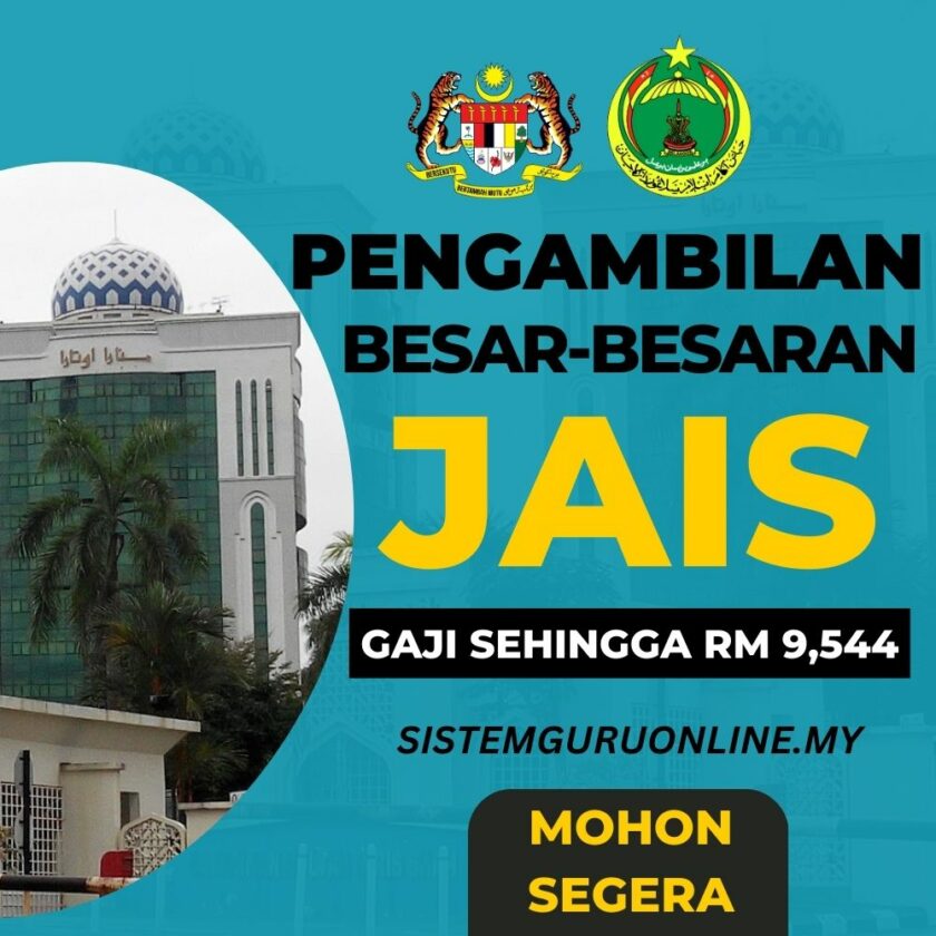 JAIS Buka Pengambilan Jawatan Kosong Besarbesaran 2023