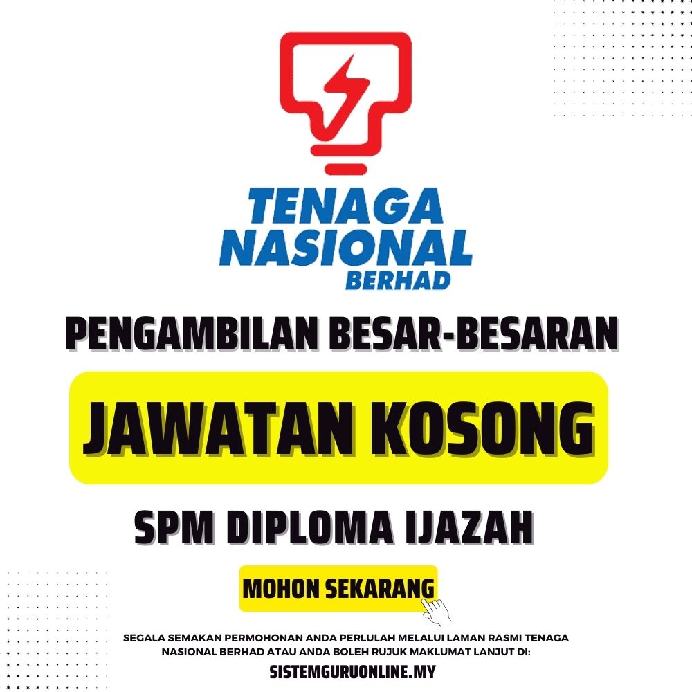 Jawatan Kosong TNB Energy Services Mac 2023 Pengambilan Besar-besaran 1 Jawatan Kosong TNB