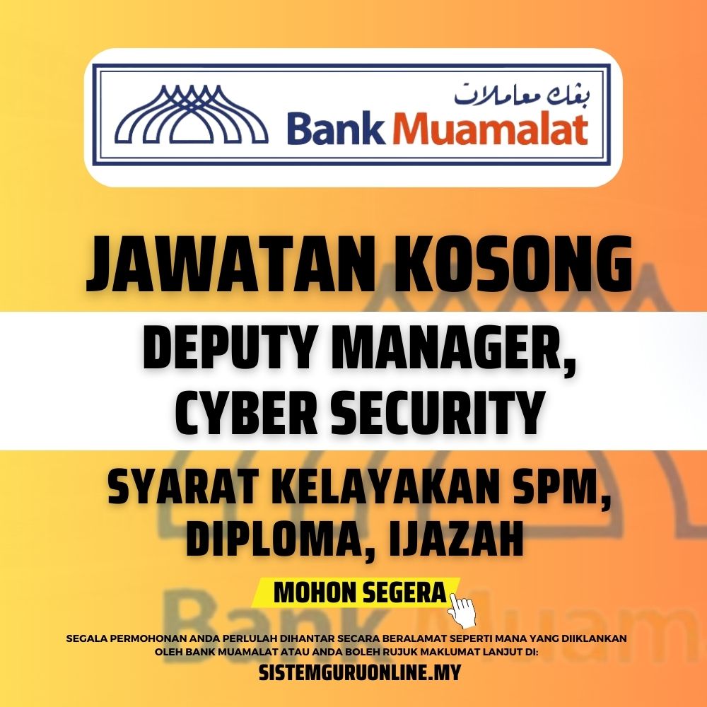 Jawatan Kosong di Bank Muamalat