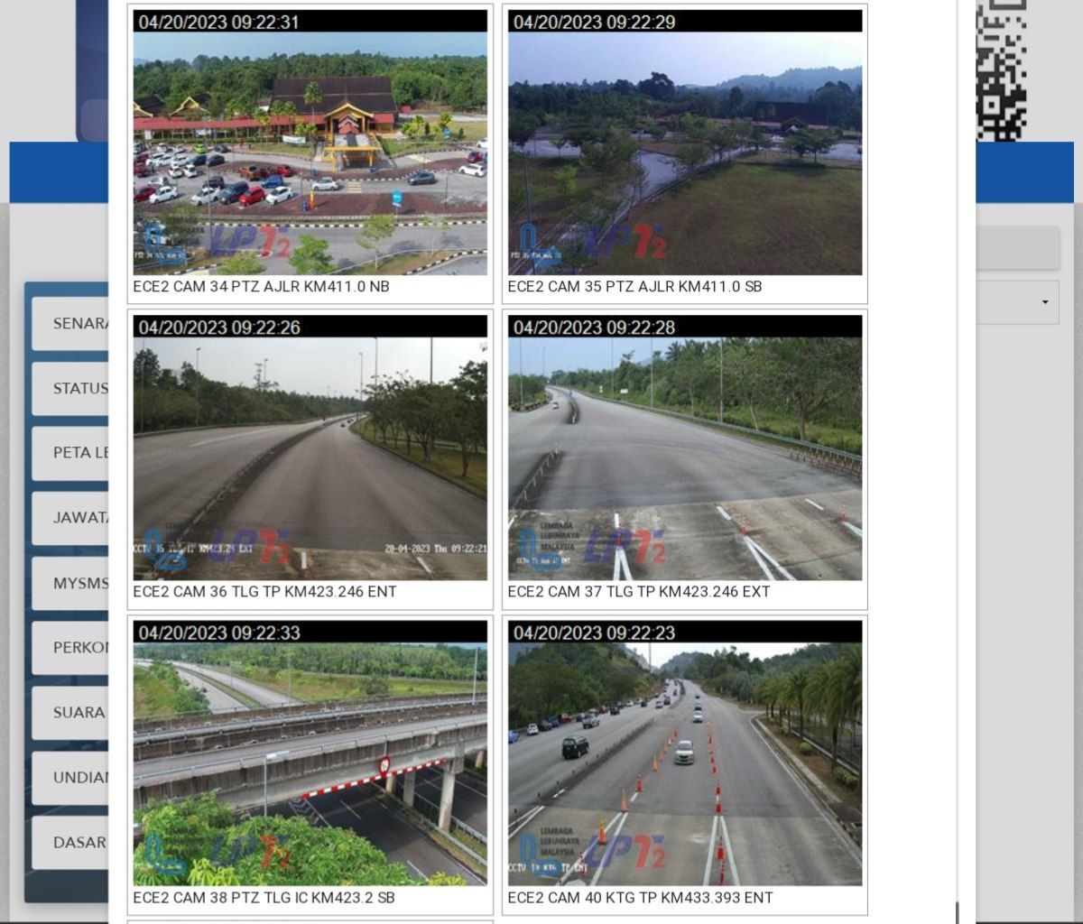 Free Cara Check CCTV Trafik Di Highway PLUS Secara Live 3 CCTV Trafik