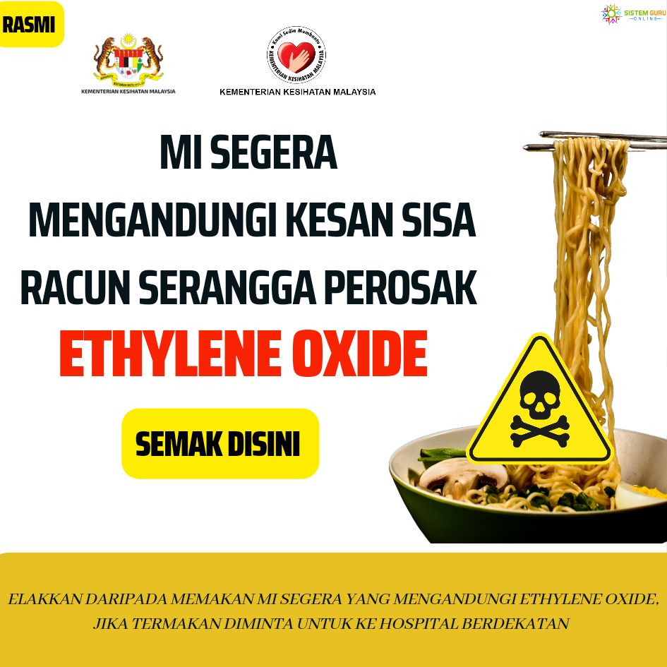 Hati-hati! Gas Kimia Pembunuh Serangga Dalam Mi Segera Di Malaysia 2023?