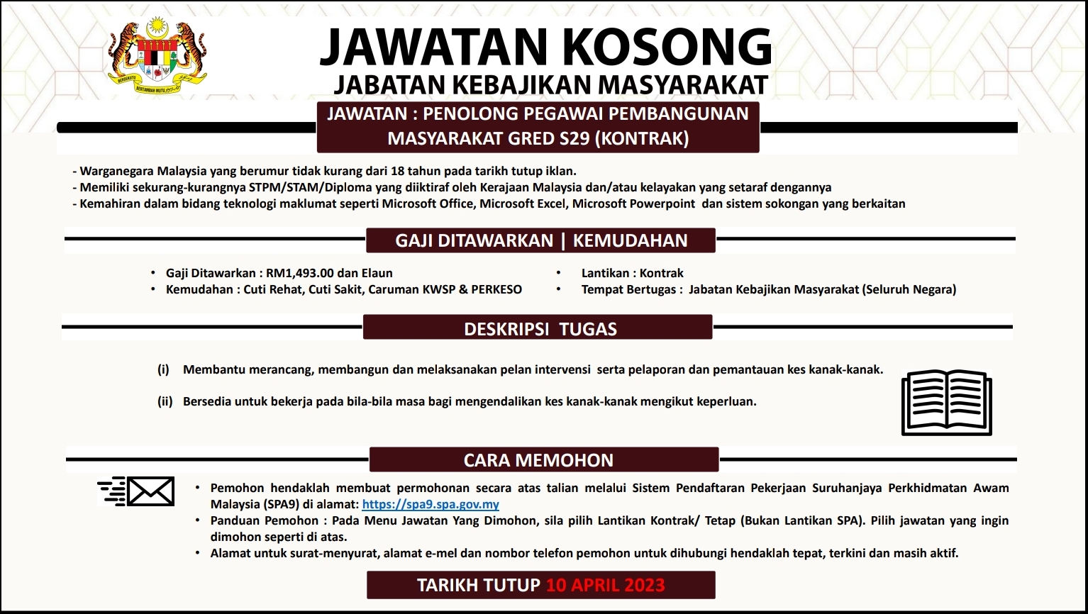 Jawatan Kosong Jabatan Kebajikan Masyarakat (JKM) April 2023 2 Screenshot 2023 04 04 14 52 33 829 edit com.google.android.apps .docs