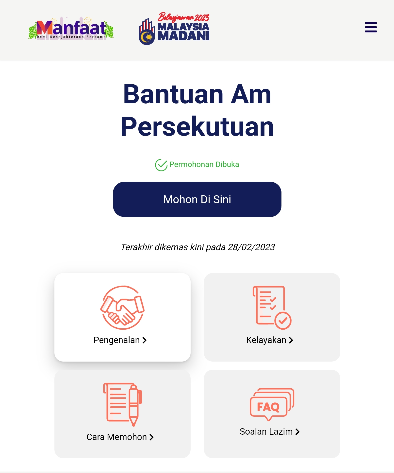 Bantuan Tunai RM350 Setiap Bulan Dibawah Belanjawan Kerajaan 2023 3 Bantuan am persekutuan