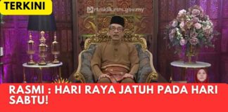 OFFICIAL HARI RAYA JATUH PADA HARI SABTU 22 APRIL 2023 RASMI : HARI RAYA JATUH PADA HARI SABTU!