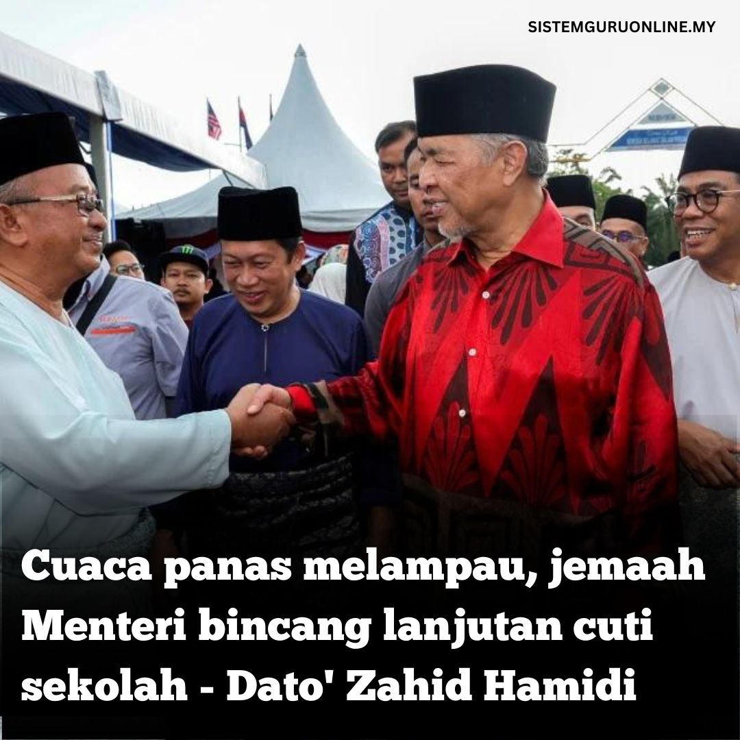 Cuti Sekolah Mungkin Dilanjutkan, Cuaca Panas Melampau 1 Cuti Sekolah Cuaca Panas Melampau