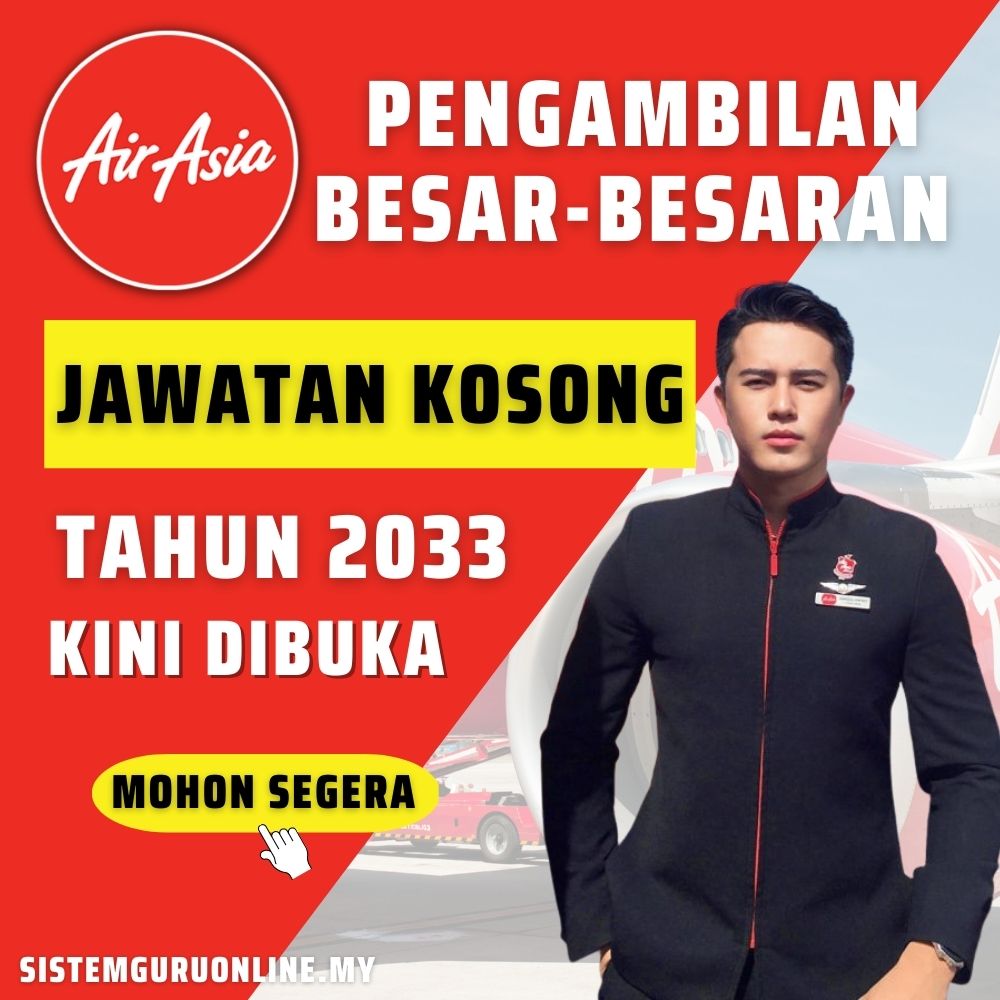 Pengambilan Besar-besaran Jawatan Kosong AirAsia Dibuka Tahun 2023 1 Jawatan Kosong AirAsia