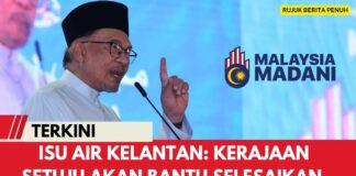 Isu Air Kelantan: Kerajaan Setuju Akan Bantu Selesaikan 2023 Isu Air Kelantan: Kerajaan Setuju Akan Bantu Selesaikan