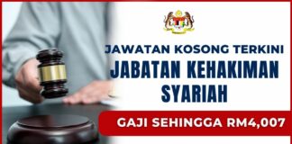 Jawatan Kosong Jabatan Kehakiman Syariah Tahun 2023