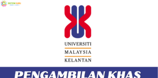 Pengambilan Khas Jawatan Kosong Di UMK Mei 2023