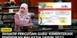 Inisiatif Percutian Guru KPM Tahun 2023 Inisiatif Percutian Guru KPM Tahun 2023