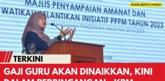 Gaji Guru Akan Dinaikkan, Kini Dalam Perbincangan - KPM