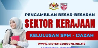 Permohonan Jawatan Kosong Sektor Kerajaan Tahun 2023