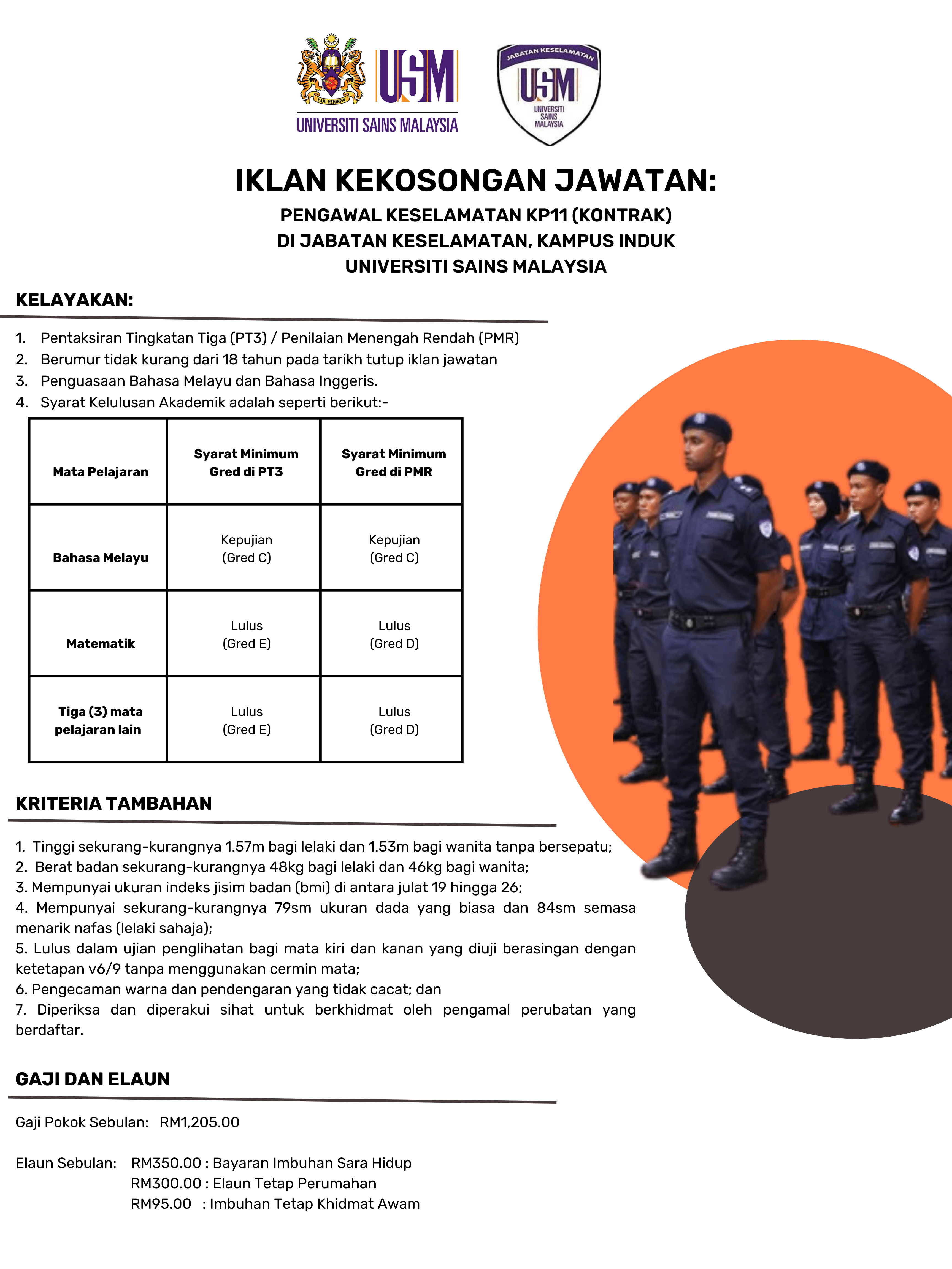 Mohon Kerja Di USM, Permohonan Dibuka Sehingga 31 Ogos 2023 3 Hiring 1