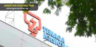 Mohon Kerja Di Tenaga Nasional Berhad (TNB) Bulan September Tahun 2023