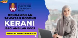 Pengambilan Jawatan Kerani Di UITM Bagi Bulan Ogos 2023