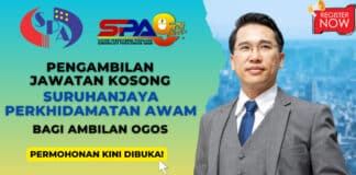 Pengambilan Jawatan Kosong Suruhanjaya Perkhidmatan Awam Malaysia (SPA 9) Ogos 2023 Pengambilan Jawatan Kosong Suruhanjaya Perkhidmatan Awam Malaysia (SPA 9) Ogos 2023