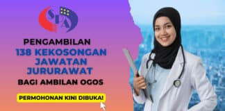 Kekosongan 138 Jawatan Jururawat Dibuka Ambilan Bulan Ogos 2023 Kekosongan 138 Jawatan Jururawat Dibuka Ambilan Bulan Ogos 2023