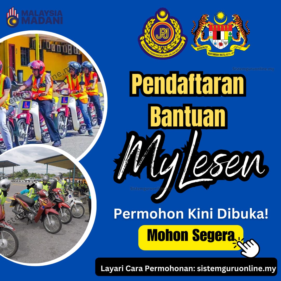Pendaftaran Bantuan MyLesen B2 2023 Untuk Rakyat Malaysia