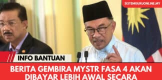 Berita Gembira MySTR Fasa 4 Akan Dibayar Lebih Awal Secara Berperingkat