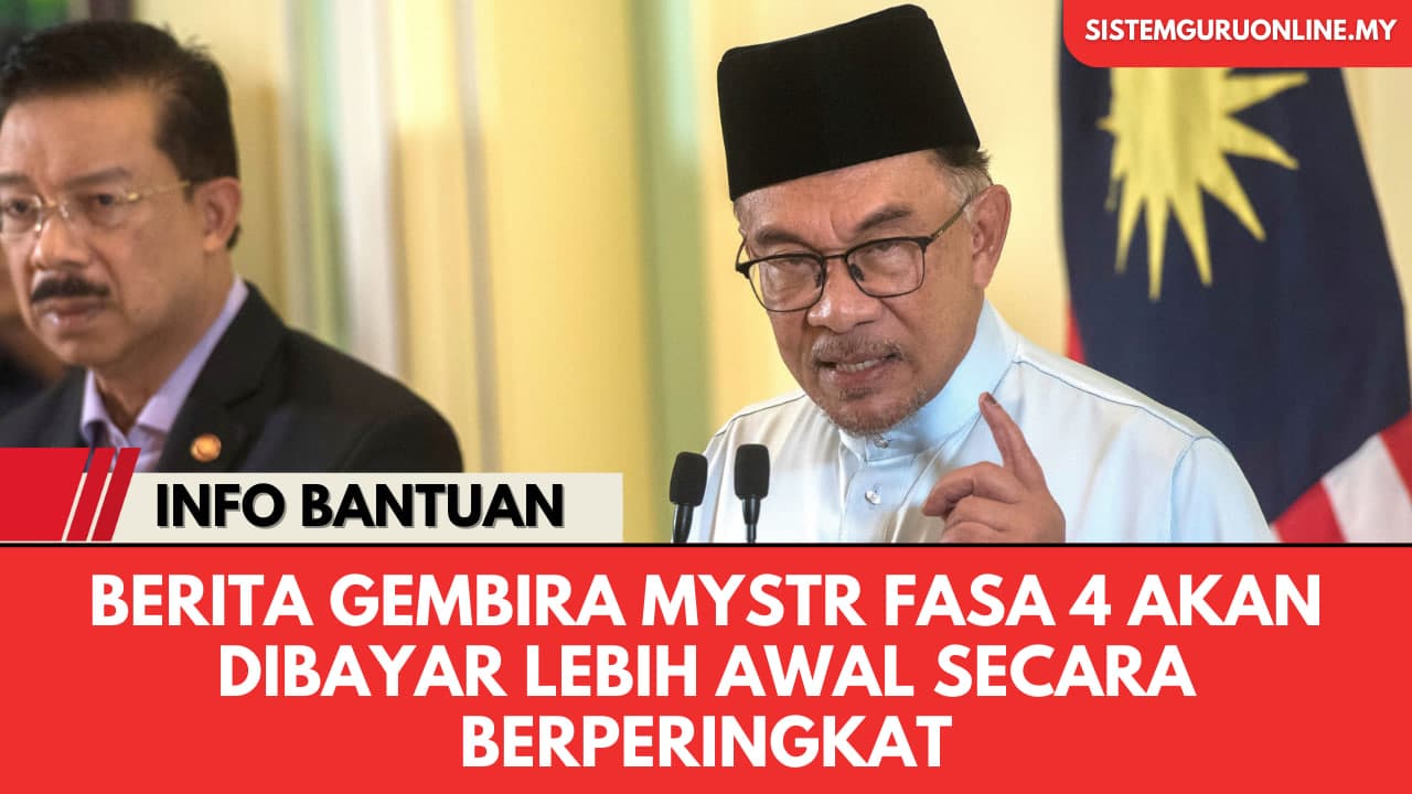 Berita Gembira MySTR Fasa 4 Akan Dibayar Lebih Awal Secara Berperingkat