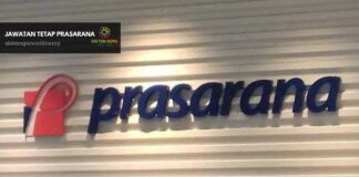 Jawatan Tetap di PRASARANA Bulan September 2023